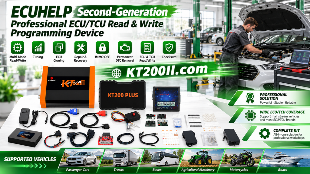 Technician checking ECU mounting brackets and vibration protection
