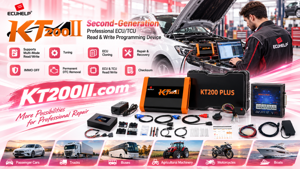 Automotive technicians reviewing an ECU programming shift handover checklist