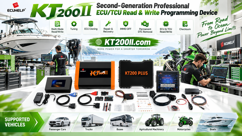 Technician inspecting an ECU programming warranty return