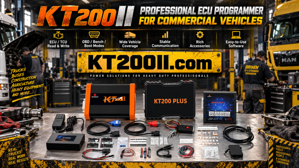 Technician verifying two ECU read files before modification and writing