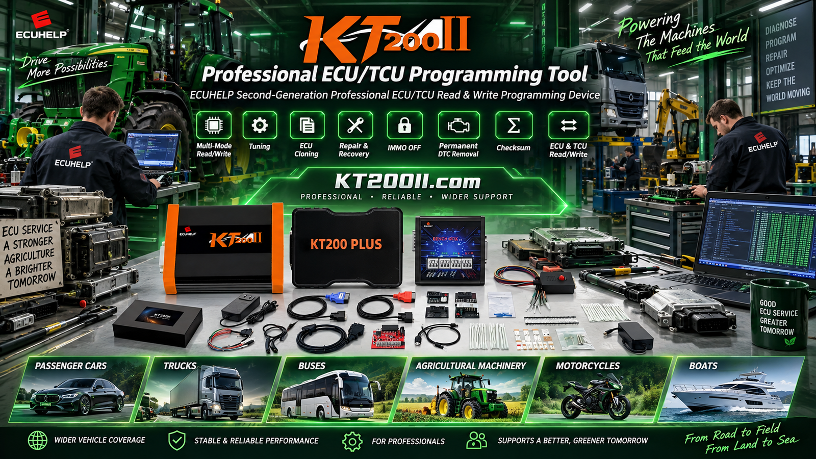 Technician labeling an ECU replacement core before and after programming