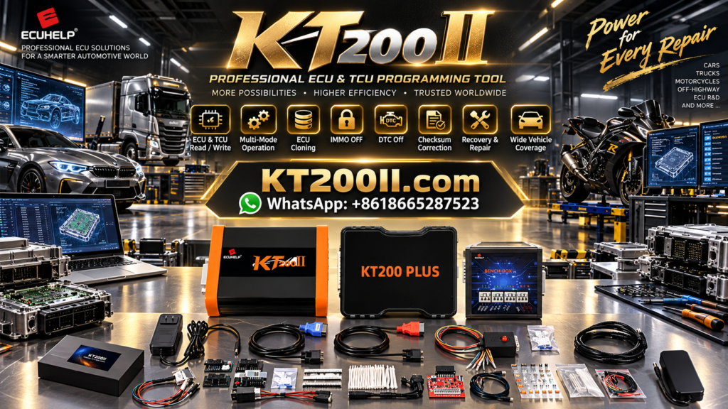Automotive ECU chip package types including SOIC TSSOP QFN QFP and BGA for chip programming