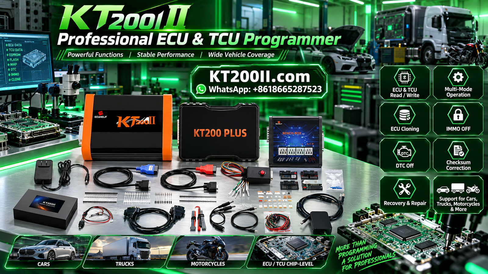 ECU Boot Mode programming setup for automotive control unit repair