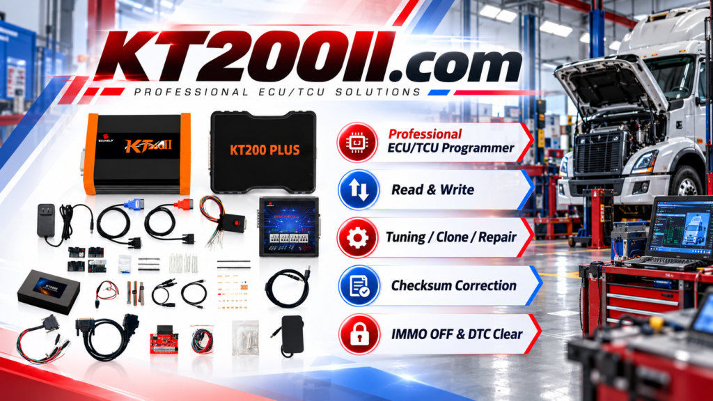 Professional ECU and chip programming workstation for automotive electronics repair