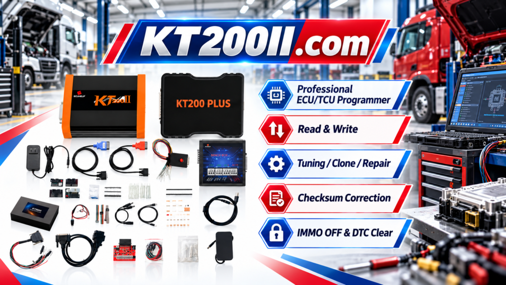 ECU memory programming and chip analysis workstation for automotive electronics engineers